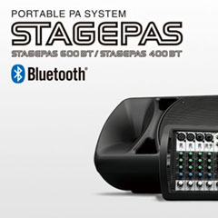 CA88发布两款新型号便携式扩声系统产品——STAGEPAS 400BT 以及 600BT