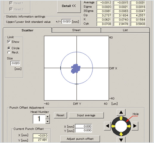 ［Image］加工精度测定功能